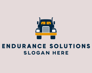 Logistics Delivery Truck logo design