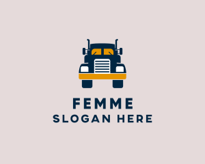 Logistics Delivery Truck logo design