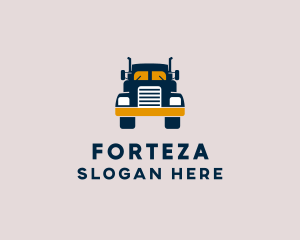 Logistics Delivery Truck logo design