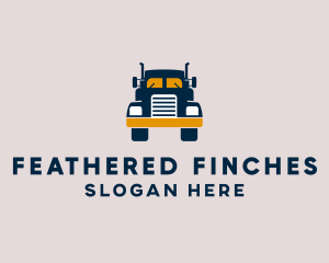 Logistics Delivery Truck logo design