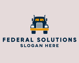 Logistics Delivery Truck logo design