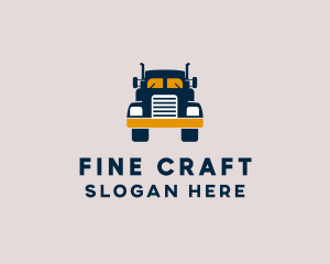 Logistics Delivery Truck logo design