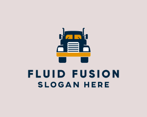 Logistics Delivery Truck logo design