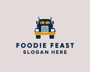 Logistics Delivery Truck logo design