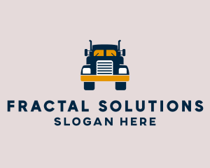 Logistics Delivery Truck logo design