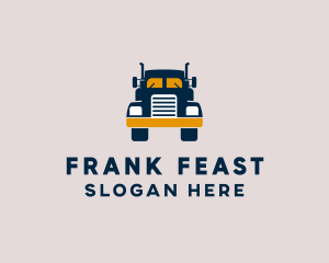 Logistics Delivery Truck logo design