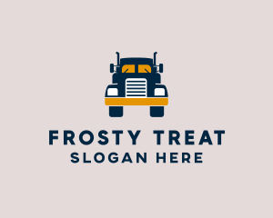 Logistics Delivery Truck logo design