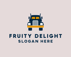 Logistics Delivery Truck logo design