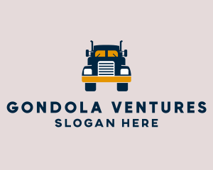 Logistics Delivery Truck logo design