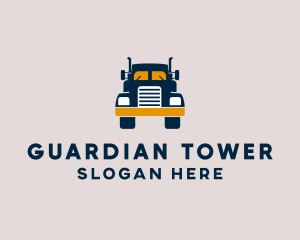 Logistics Delivery Truck logo design