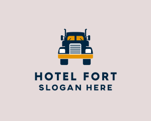 Logistics Delivery Truck logo design