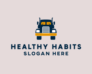 Logistics Delivery Truck logo design