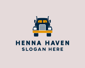 Logistics Delivery Truck logo design