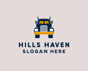 Logistics Delivery Truck logo design