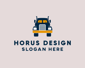 Logistics Delivery Truck logo design