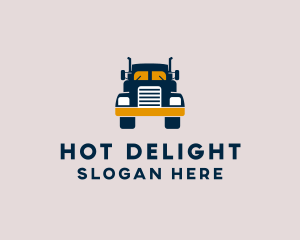 Logistics Delivery Truck logo design