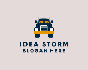 Logistics Delivery Truck logo design