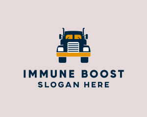 Logistics Delivery Truck logo design