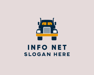 Logistics Delivery Truck logo design