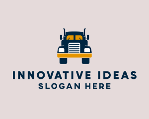 Logistics Delivery Truck logo design