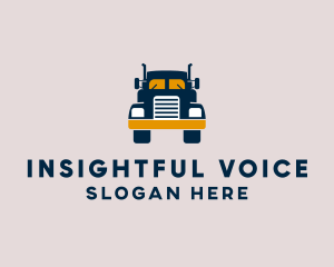 Logistics Delivery Truck logo design