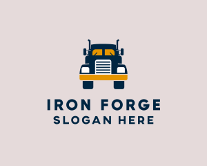 Logistics Delivery Truck logo design