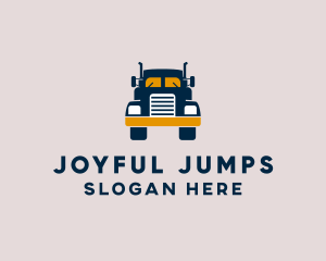 Logistics Delivery Truck logo design