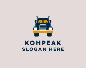 Logistics Delivery Truck logo design