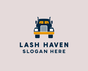 Logistics Delivery Truck logo design