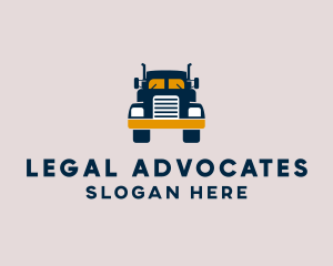 Logistics Delivery Truck logo design