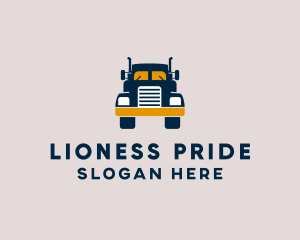 Logistics Delivery Truck logo design