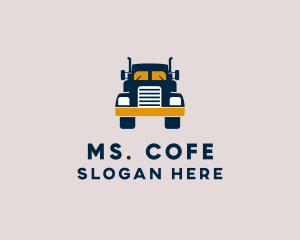 Logistics Delivery Truck logo design