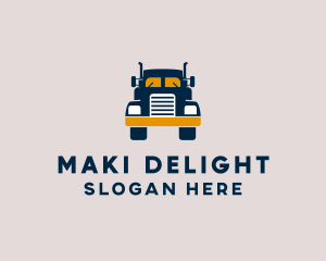 Logistics Delivery Truck logo design