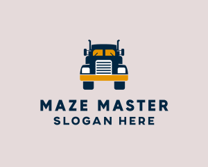 Logistics Delivery Truck logo design