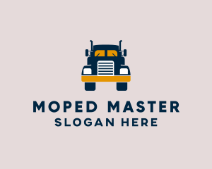 Logistics Delivery Truck logo design