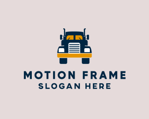 Logistics Delivery Truck logo design