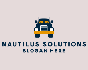 Logistics Delivery Truck logo design