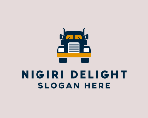 Logistics Delivery Truck logo design