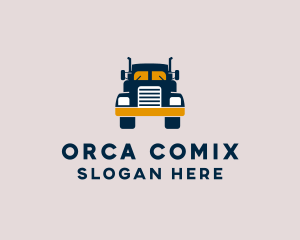Logistics Delivery Truck logo design
