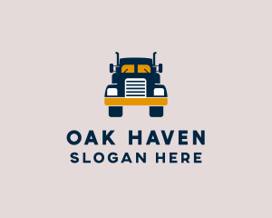 Logistics Delivery Truck logo design