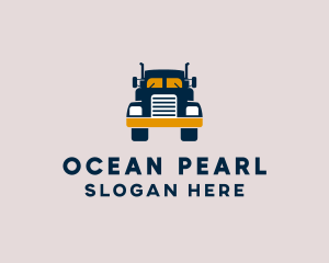 Logistics Delivery Truck logo design