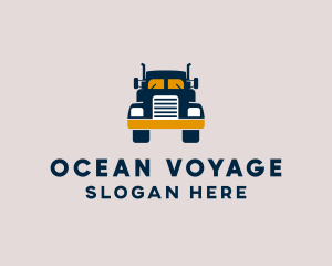 Logistics Delivery Truck logo design