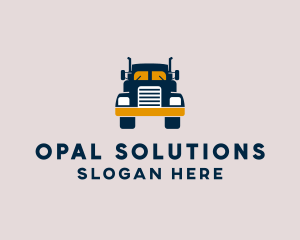 Logistics Delivery Truck logo design