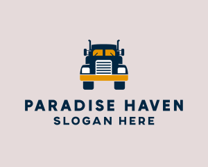 Logistics Delivery Truck logo design