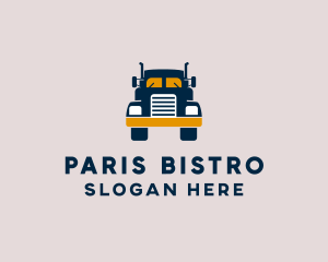 Logistics Delivery Truck logo design