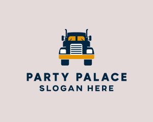 Logistics Delivery Truck logo design