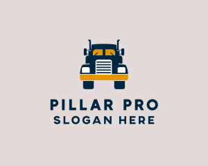 Logistics Delivery Truck logo design