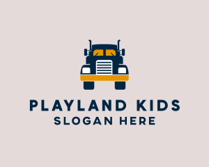 Logistics Delivery Truck logo design