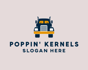 Logistics Delivery Truck logo design