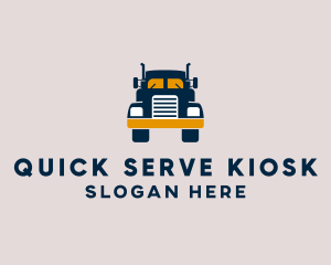 Logistics Delivery Truck logo design